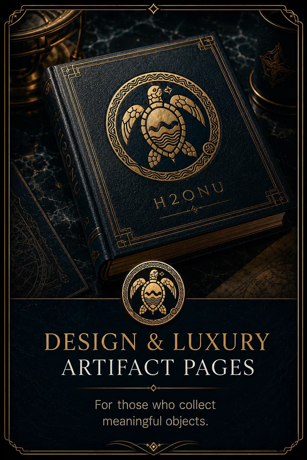 Design & Luxury Artifact Pages — For those who collect meaningful objects.
