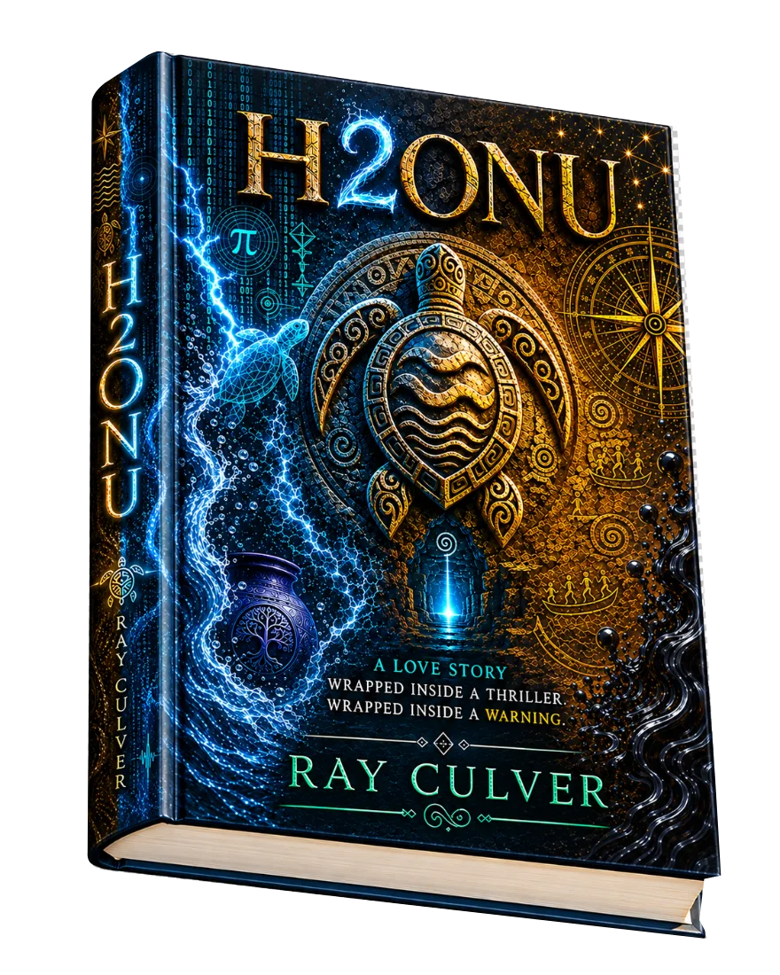 H2ONU by Ray Culver. A love story wrapped inside a thriller. Wrapped inside a warning.